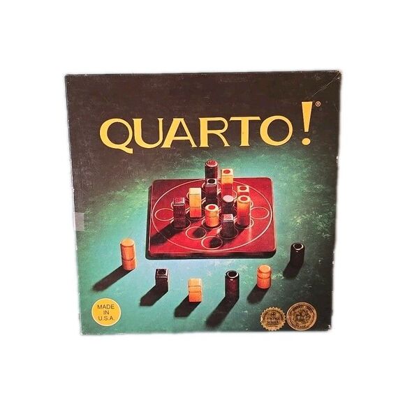 Quarto Board Game Complete by Gi Gamic Mensa Select Award Wood Made in USA 1993 - Picture 1 of 9